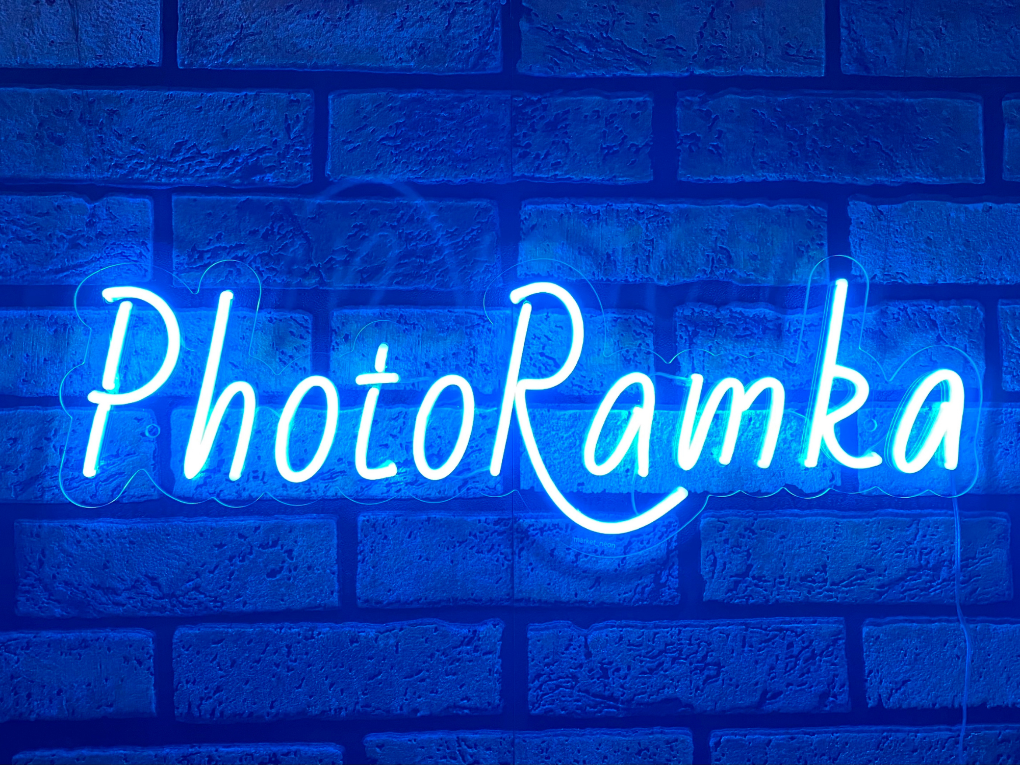 неоновая вывеска для фотостудии