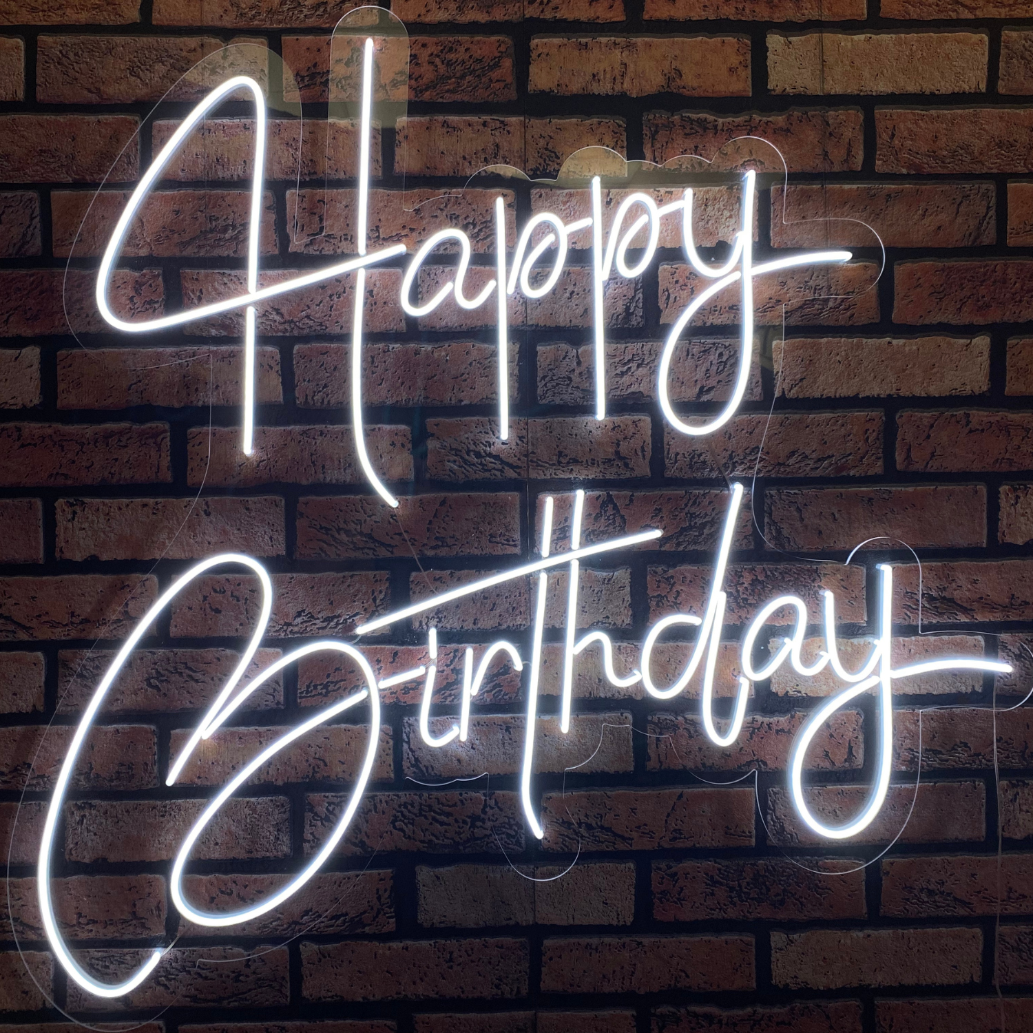 neon happy birthday